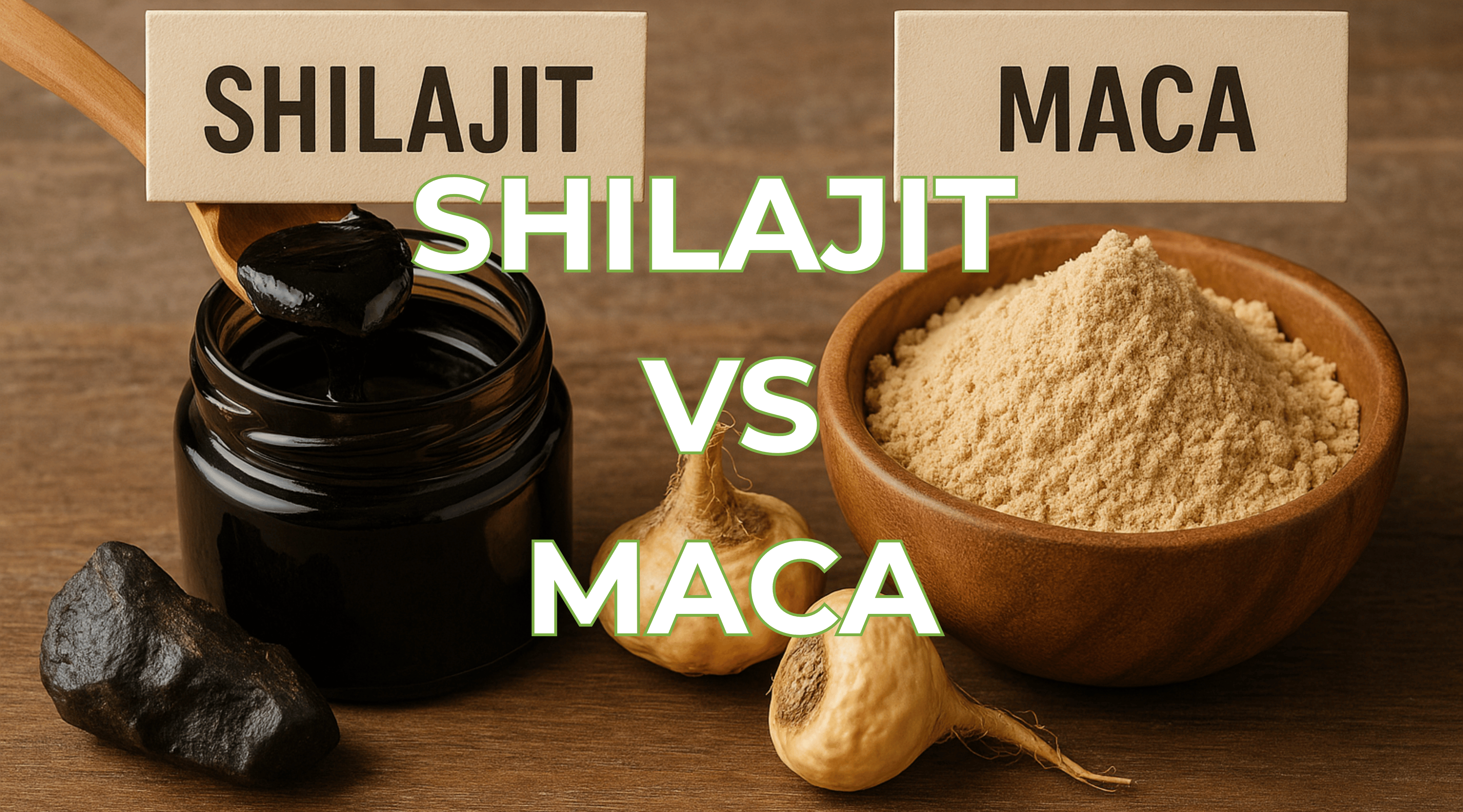 Shilajit vs Maca : énergie, libido, stress… lequel vous convient ?