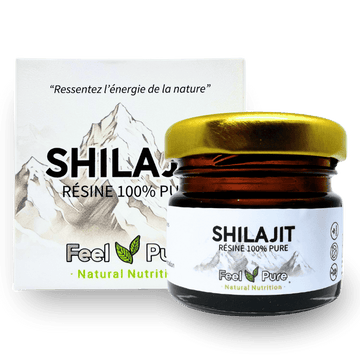 Pot de résine de Shilajit 100% pure – Complément naturel riche en minéraux et acide fulvique.