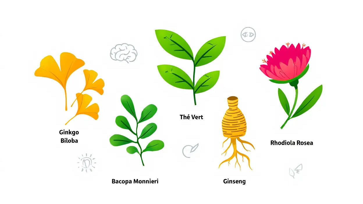 5 Plantes pour stimuler la mémoire et la concentration naturellement