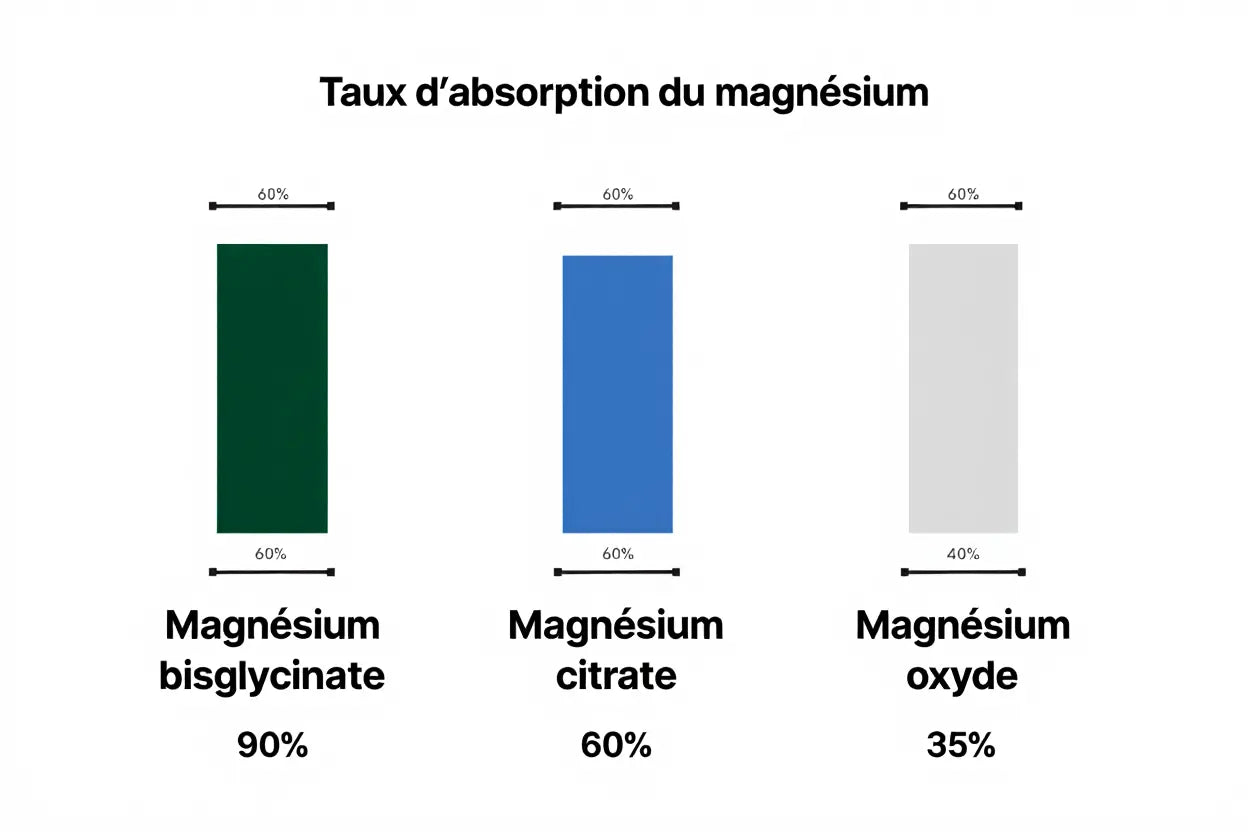 Bienfaits du magnésium bisglycinate : absorption et bien-être
