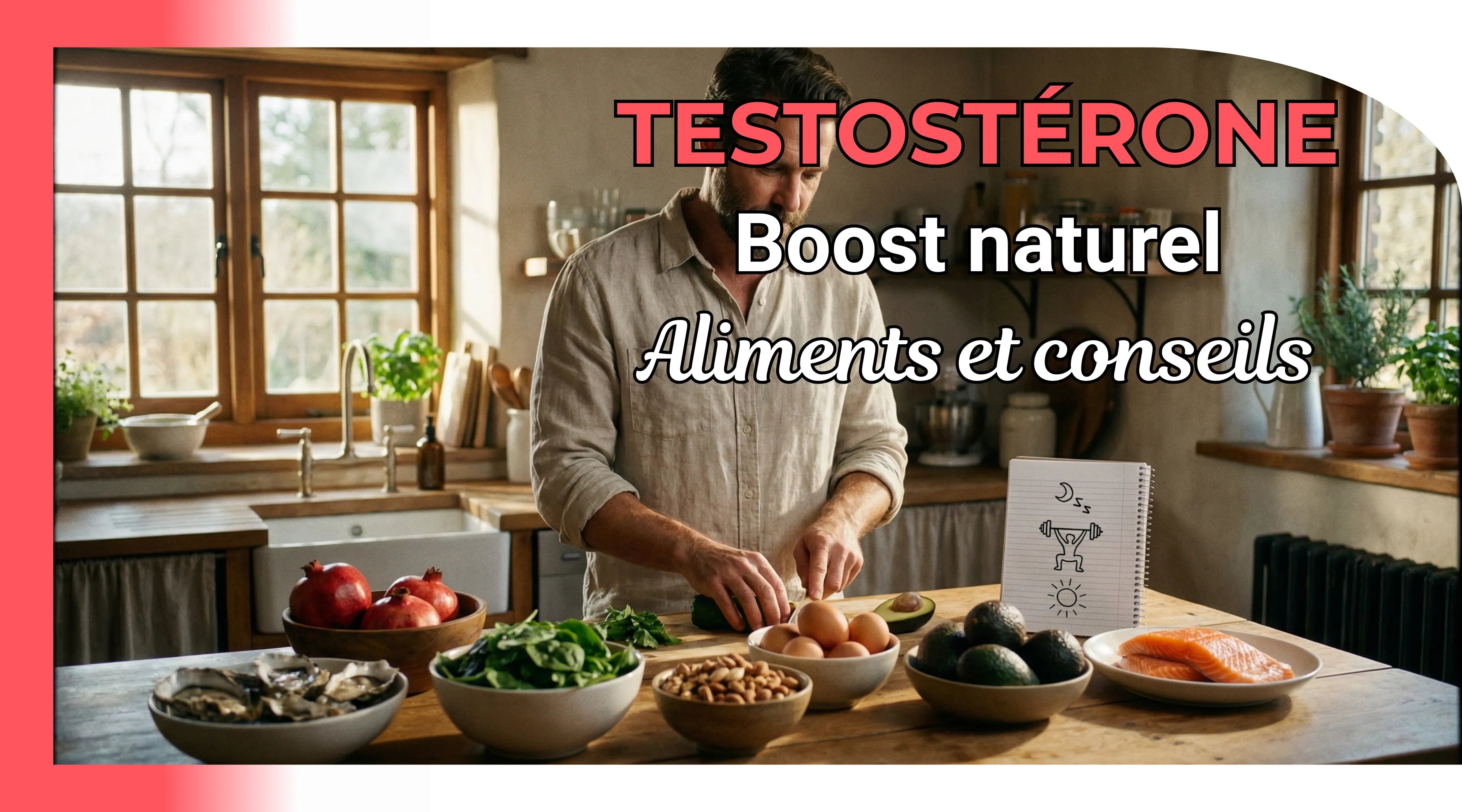 Comment augmenter sa testostérone naturellement : alimentation et conseils