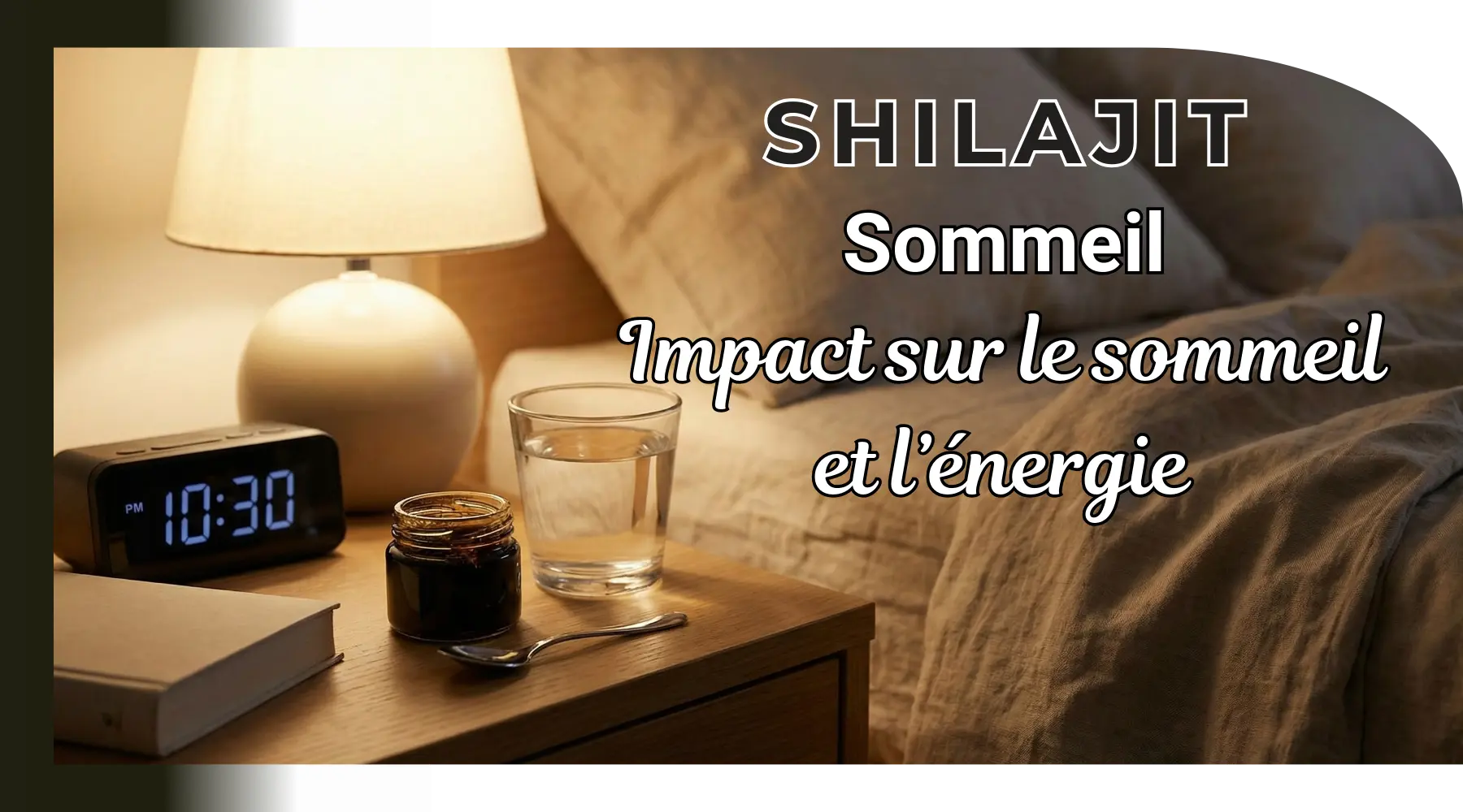 Prendre du shilajit le soir : dosage et timing pour bien dormir