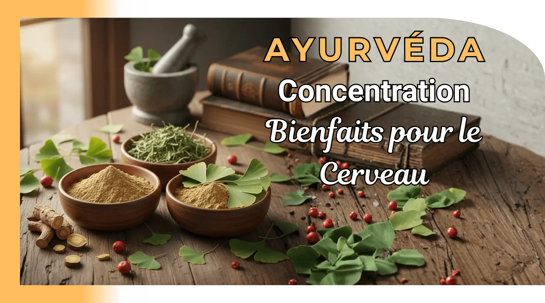 Plantes ayurvédiques pour la concentration mentale : ashwagandha, brahmi et leurs bienfait