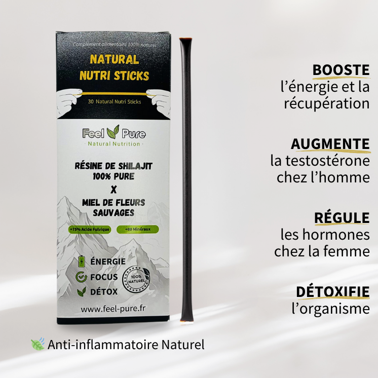 Natural Nutri Sticks : Shilajit & Miel