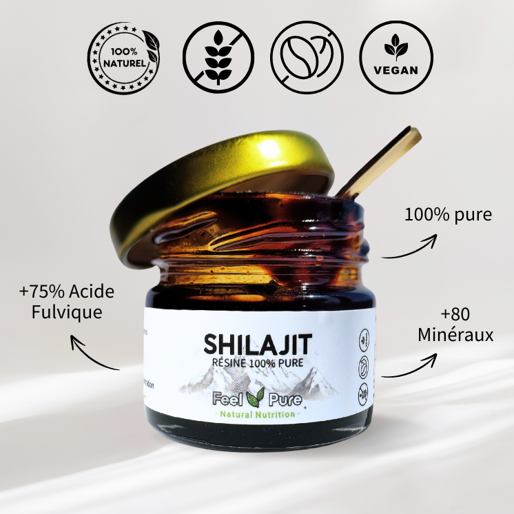 Résine de Shilajit 100% Pure