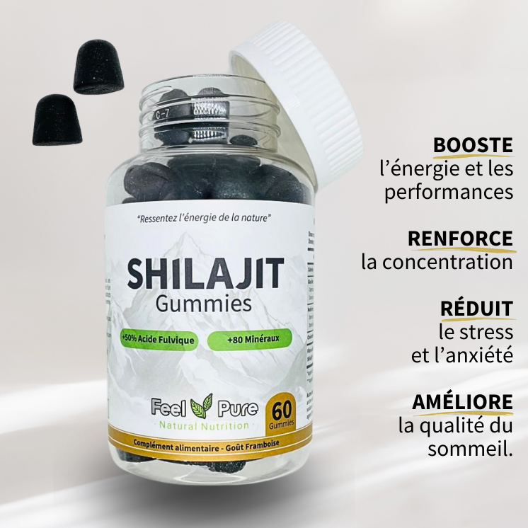 Gummies de Shilajit (60 Gummies)