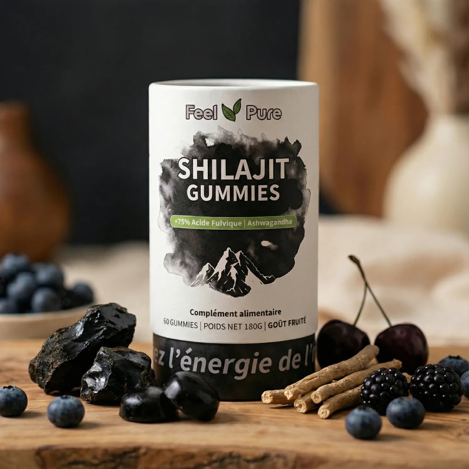 Gummies de Shilajit & Ashwagandha