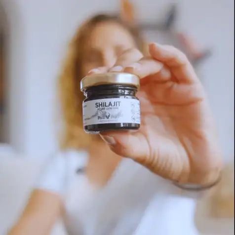 Photo Instagram pot de résine de Shilajit