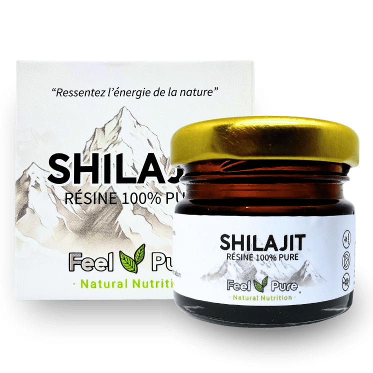 Pot de résine de Shilajit 100% pure – Complément naturel riche en minéraux et acide fulvique.