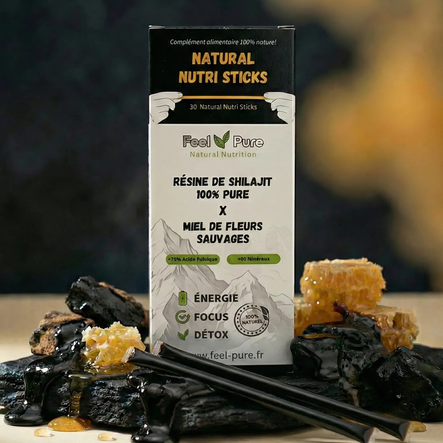 Sticks Shilajit et Miel